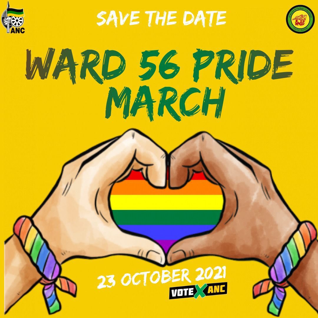 MashileThuto's tweet photo. ANC WARD 56 is celebrating and honouring African Pride month @56_anc  @AfricanWomanIam. We urge all young people to attend this program and vote #Mochapalong  @ANCWL_hq @ANCYLhq @ANCYLTshwane for the African National Congress on the 1st of November.

🖤💚💛 https://t.co/ST1ugT3MZW