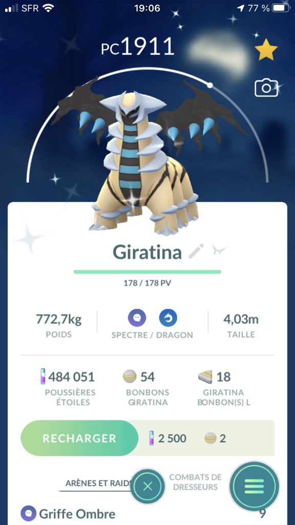 PokemonFr5's tweet photo. Enfin 😍 #PokemonGOraid #shiny https://t.co/F9BpgjVe9i