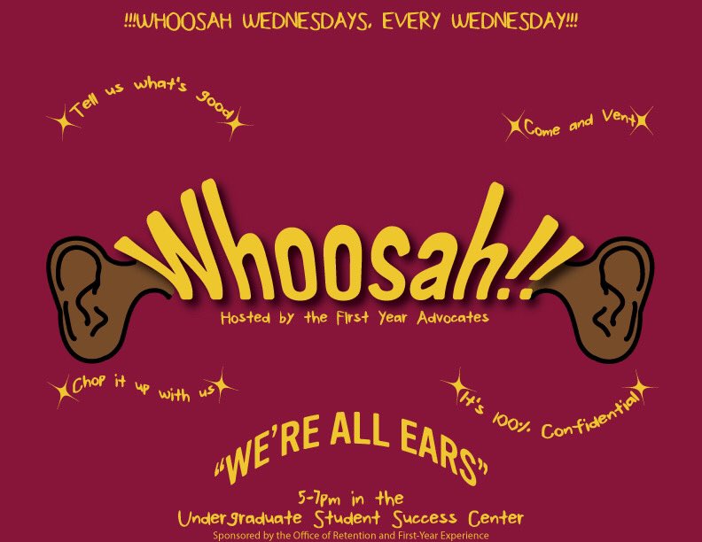 CsuYear's tweet photo. Woosah Wednesday is today ! Come out &amp; relax, take a breather, or even do homework ! https://t.co/8jseQLBwJw
