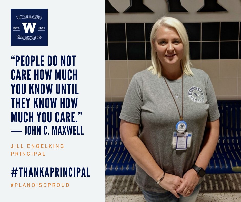 October is principal appreciation month, thank you for all you do Mrs. Engelking!