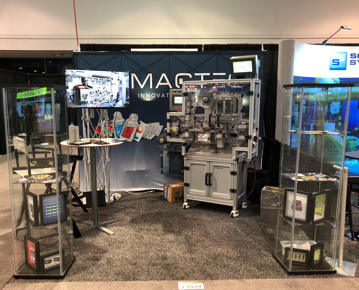 MactecPackaging's tweet photo. @MactecPackaging is at the @MJBizDaily show, stop by if you're looking 4 small footprint versatile packaging machines. On display is our Nano60X
Booth:C929
#cannabispackaging #gummymachine #unitdosepackaging #blisterpackaging #mjbiz #pouchpackaging #mjbizcon2021 #cannabisindustry https://t.co/sKArAMmF8w