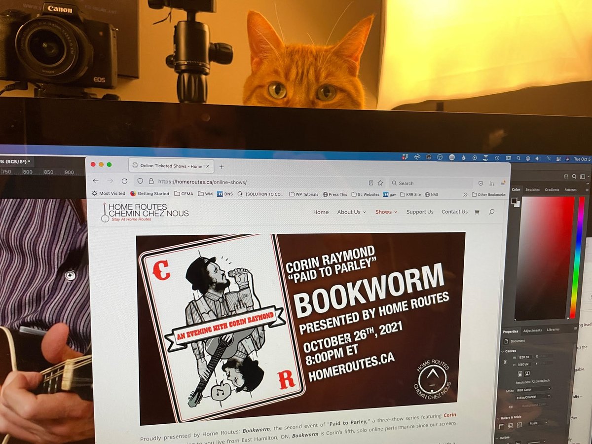 🐱📚 Arne is hard at work, and so are we! We're getting ready to make Corin Raymond: BOOKWORM an incredible show. We know that <a href="/CorinRaymond/">Corin Raymond</a> has something incredible in the works for this one man show! As always we'll have the show, music and interaction @ sidedooraccess.com/shows/iZS4ZA8b…