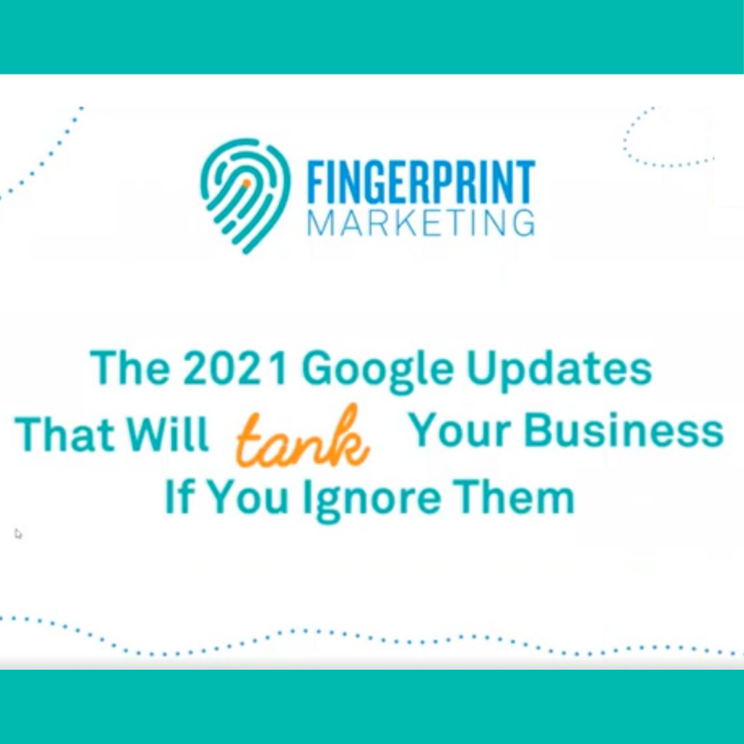fingerprint's tweet photo. I'm a Google fangirl, and there are some major changes with their algorithm that are gonna affect how you show up as a business in searches. Here is a great webinar to make you more aware of critical updates and what changes you need to make: https://t.co/MAUczyxgsv https://t.co/JbyzW7YCnM