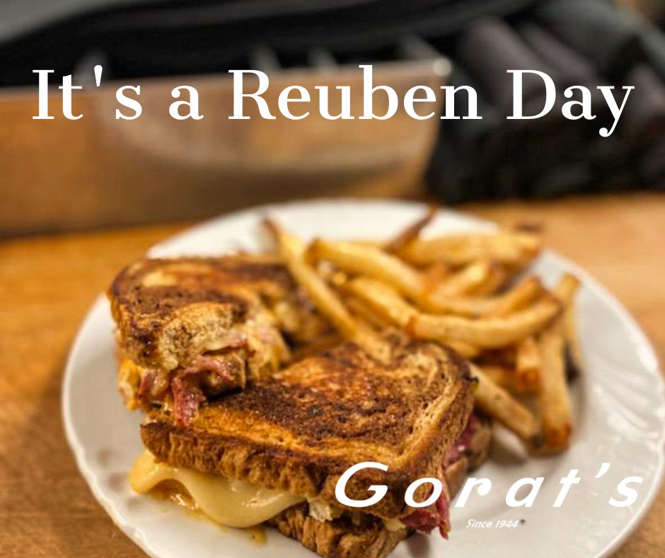 goratsomaha's tweet photo. It's Reuben Day!
Who says it's Reuben Day? We do! And honestly, that's all that matters.
Order yours now at https://t.co/lYXx4V7ToY.
#Reuben #RuebenDay #Gorats #Steakhouse #GoratsSteakhouse https://t.co/bNYvqShHEK