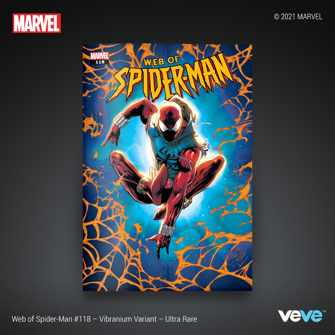 VeVe | Digital Collectibles (@veve_official) on Twitter photo First appearance of Ben Reilly as the Scarlet Spider! <a href="/Marvel/">Marvel Entertainment</a>'s Web of Spider-Man #118 drops tomorrow, 21 Oct at 8AM PT.
Check out the VeVe exclusive Rare & Ultra Rare covers feat. pencils & inks by Tony Daniel and colors by Marcelo Maiolo!
bit.ly/3aTgUeC
#MARVELxVeVe First appearance of Ben Reilly as the Scarlet Spider! <a href="/Marvel/">Marvel Entertainment</a>'s Web of Spider-Man #118 drops tomorrow, 21 Oct at 8AM PT.
Check out the VeVe exclusive Rare & Ultra Rare covers feat. pencils & inks by Tony Daniel and colors by Marcelo Maiolo!
bit.ly/3aTgUeC
#MARVELxVeVe