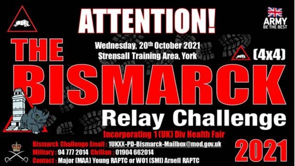 Silverlady (@silverladyltd) on Twitter photo Proud to support The Bismarck Challenge today at <a href="/1UKDivision/">1 (UK) Division</a>
Brilliant effort and commitment by all the teams.
<a href="/6RegtRLC/">6 Regiment RLC</a> <a href="/The_SCOTS/">The SCOTS</a> <a href="/UKArmyLogistics/">The Royal Logistic Corps</a> @rhqra <a href="/CorpsSM/">Royal Engineer Corps SM</a> <a href="/MuseumRar/">RoyalAnglianRegt-Museum</a> <a href="/RiflesRegiment/">The Rifles</a> @ArmyMedServices <a href="/RAPTC_Corps_SM/">RAPTC Corps Sergeant Major</a> <a href="/PulseFit/">Pulse Fitness</a> <a href="/R_Signals/">Royal Signals</a> <a href="/ArmySportASCB/">Army Sport</a> <a href="/BritishArmy/">British Army 🇬🇧</a> Proud to support The Bismarck Challenge today at <a href="/1UKDivision/">1 (UK) Division</a>
Brilliant effort and commitment by all the teams.
<a href="/6RegtRLC/">6 Regiment RLC</a> <a href="/The_SCOTS/">The SCOTS</a> <a href="/UKArmyLogistics/">The Royal Logistic Corps</a> @rhqra <a href="/CorpsSM/">Royal Engineer Corps SM</a> <a href="/MuseumRar/">RoyalAnglianRegt-Museum</a> <a href="/RiflesRegiment/">The Rifles</a> @ArmyMedServices <a href="/RAPTC_Corps_SM/">RAPTC Corps Sergeant Major</a> <a href="/PulseFit/">Pulse Fitness</a> <a href="/R_Signals/">Royal Signals</a> <a href="/ArmySportASCB/">Army Sport</a> <a href="/BritishArmy/">British Army 🇬🇧</a>