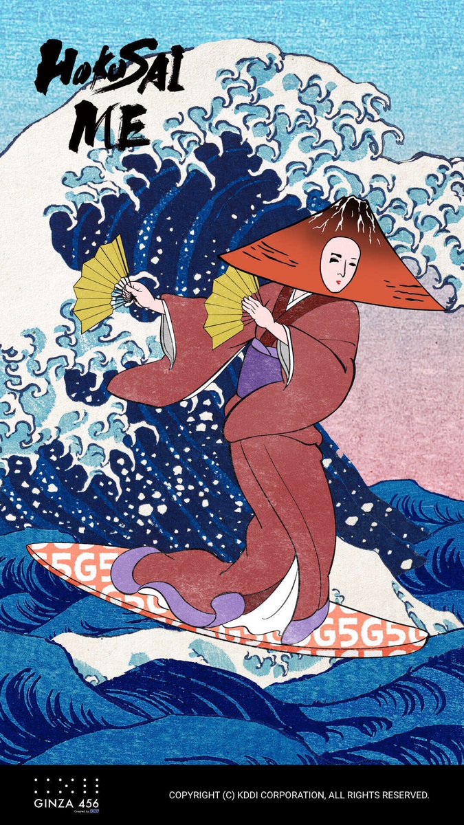 EpicJapan_PR's tweet photo. I went to an event on Hokusai Katsushika!

It was an event that combined music and culture, and you could make an avatar with Hokusai's designs by having your face recognized.

This is what I made at the event😊 https://t.co/7eRI0ahpu2