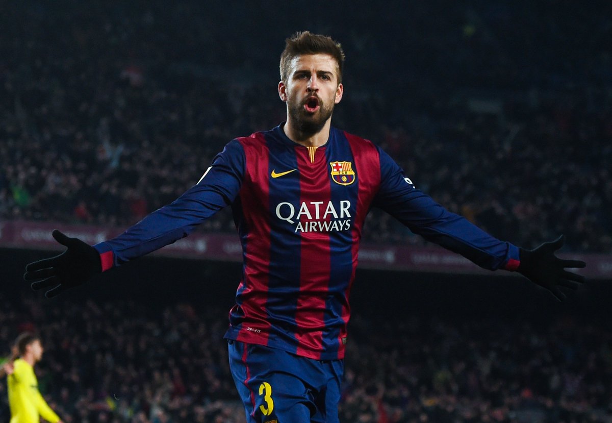 FCB 1-0 DKV (35') - <a href="/3gerardpique/">Gerard Piqué</a> iguala a Roberto Carlos como defensa con más goles (16 cada uno) en TODA la historia de la UEFA Champions League #UCL.