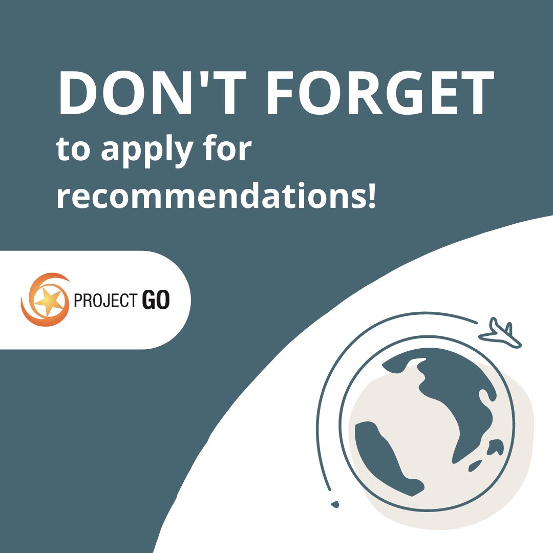 UNG_ProjectGO's tweet photo. To be accepted for #ProjectGO, you have to have two #recommendations submitted by December 17th:
1) 1 #ROTC Recommendation from the MLC
2) 1 Academic Recommendation from a current or past professor
For more information, feel free to reach out or visit https://t.co/UFrYRGy7oM https://t.co/Z6Whm1U0Bj
