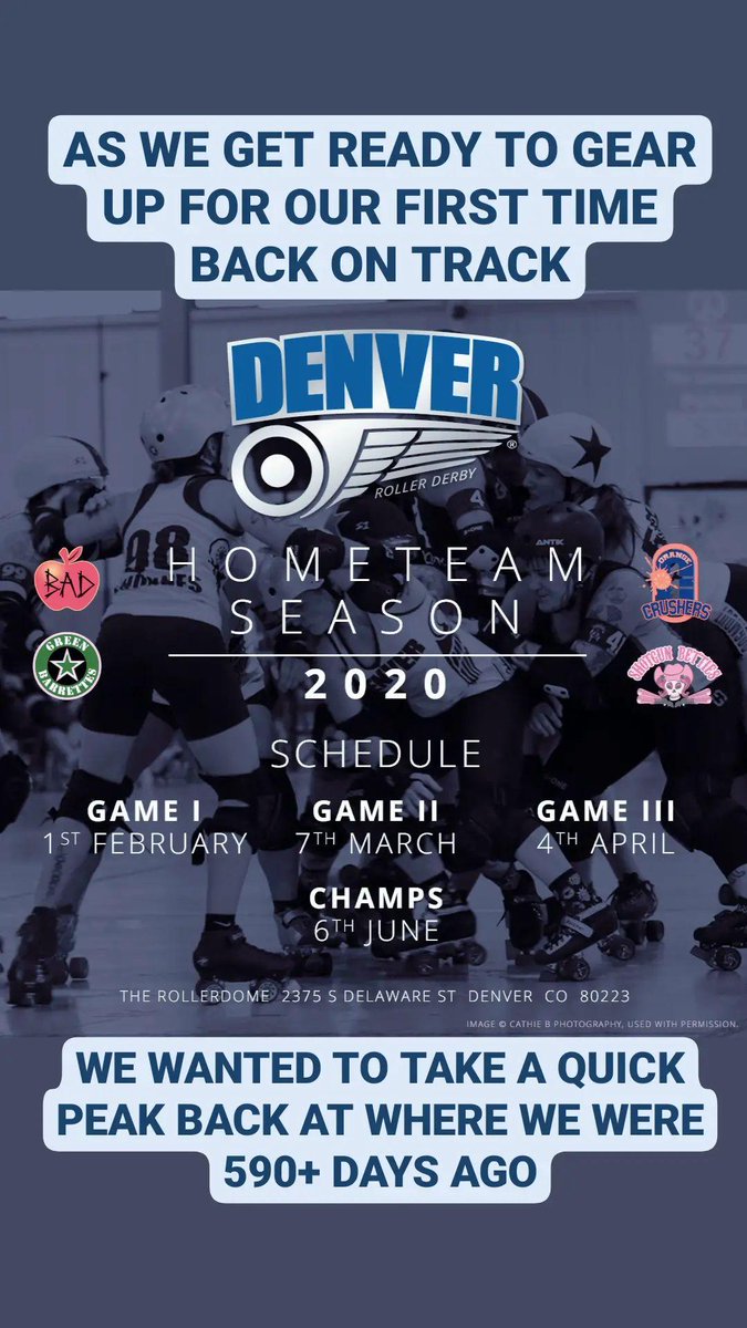 DNVRRollerDerby's tweet photo. We reminisce.... a lookback thread
#DRD #DRDMVP #DEN #Denver #CO #Derby #RollerDerby #derbytwitter https://t.co/8ejwxq18QL