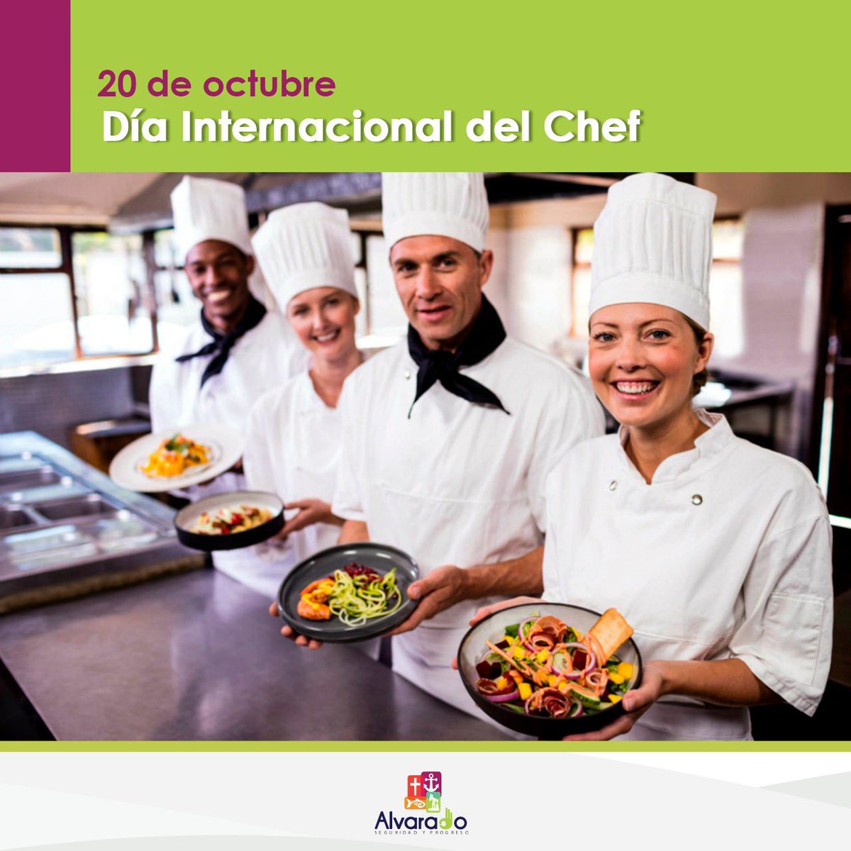 imprentaeditxa's tweet photo. El 20 de octubre se celebra el Día Internacional del Chef en todo el mundo por iniciativa de la Asociación Mundial de Sociedades de Cocinero, con el fin de compartir sus conocimientos y su pasión por la cocina.

#Alvarado
#SeguridadYProgreso
#diadelchef https://t.co/4C6RCXcCB7