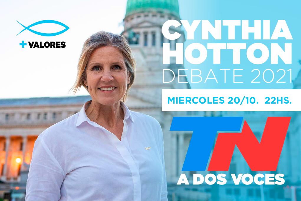 CynthiaHotton's tweet photo. Hoy a las 22 acompañanos en el #DebateBuenosAires de @adosvoces_tn por @todonoticias
¡Hay equipo para #MasValores! https://t.co/m3DkudHPX4