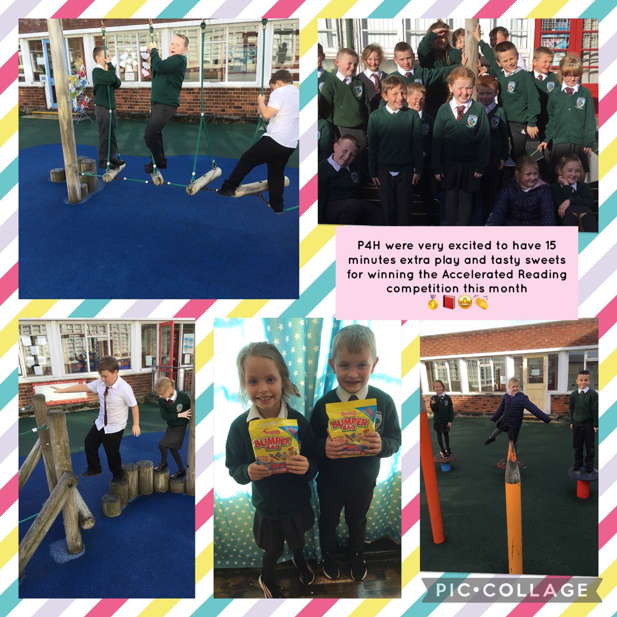 NettlefieldPs's tweet photo. Accelerated Reading winners enjoying their sweets and extra playtime 😃👏🏅 #nettlefield https://t.co/wWoAloGExW