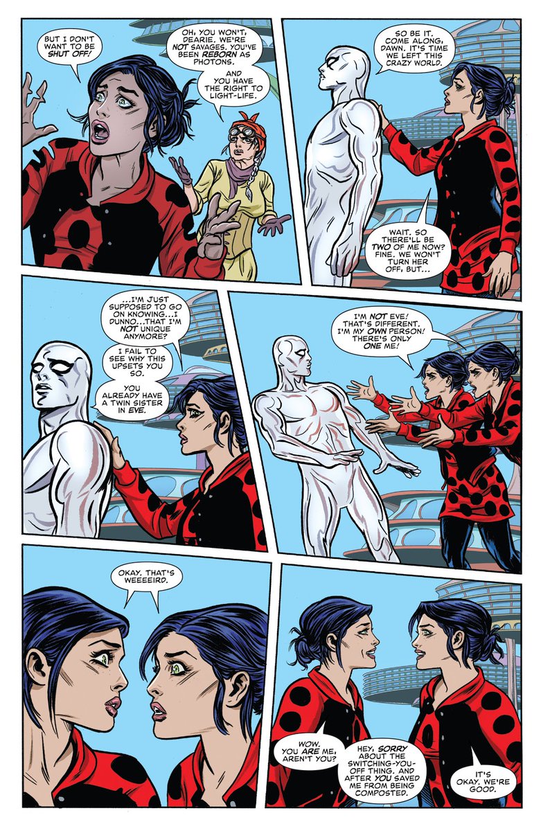 girl_clones's tweet photo. Dawn Greenwood (Marvel) is unhappy that there is a photonic duplicate of her in Silver Surfer #9
#twoofher
#sendintheclone https://t.co/4UNIQyxyOv