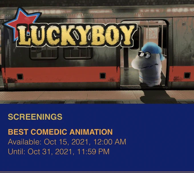 LUCKYBOY WON ATL COMEDY FEST ANIMATION... we are officially very funny! 