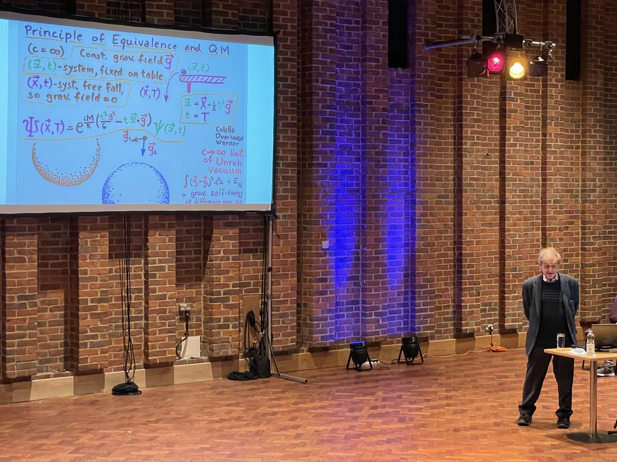 What a treat to have <a href="/NobelPrize/">The Nobel Prize</a> laureate Sir Roger Penrose giving a lecture <a href="/unisouthampton/">University of Southampton</a>