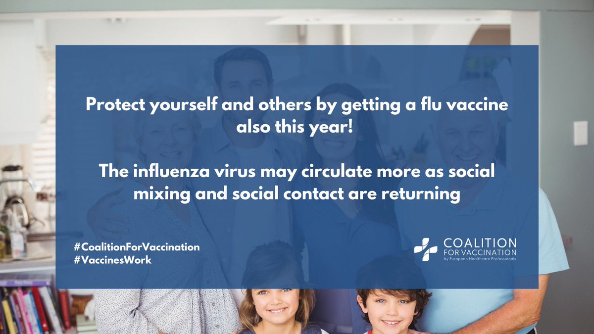 #CoalitionForVaccination | 💉La campagne de #vaccination contre la #grippe commence vendredi en #France

Faites vous vacciner pour protéger vos #proches, vos #patients et vous même 🧑‍⚕️
