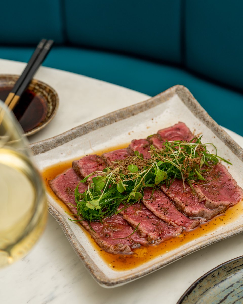 dashrestaurants's tweet photo. You’re in for a treat…! 😍

Introducing our new Beef Fillet Tataki with White truffle, ponzu, and Japanese mizuna. A flavour sensation that’s perfect for Winter! Launching Tuesday 26th October 👀

#DashLiverpool https://t.co/kUFhJL05Jk