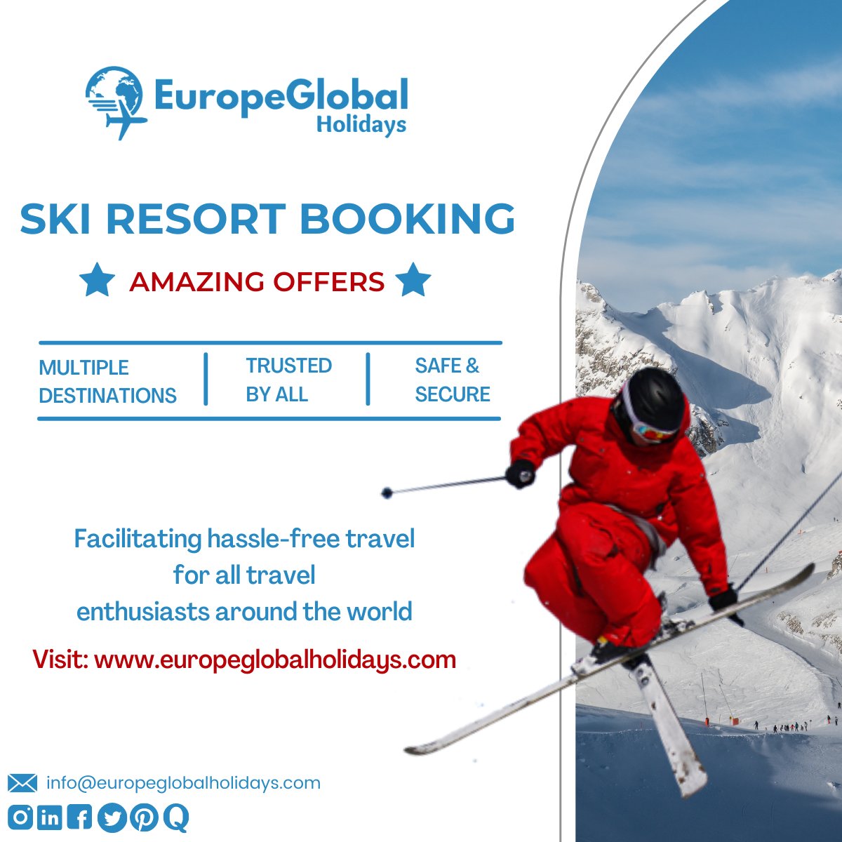 EuropeGlobal4's tweet photo. ❄ Book Ski Resorts Hassle-Free With Europe Global Holidays This Winter 

Visit: https://t.co/mJIwqG2AKS 

You may also reach out to us in case of any travel-related queries: 

Mail: info@europeglobalholidays.com 

"Explore Travel Dreams With Us" - Europe Global Holidays https://t.co/5Pa2QG0cMA