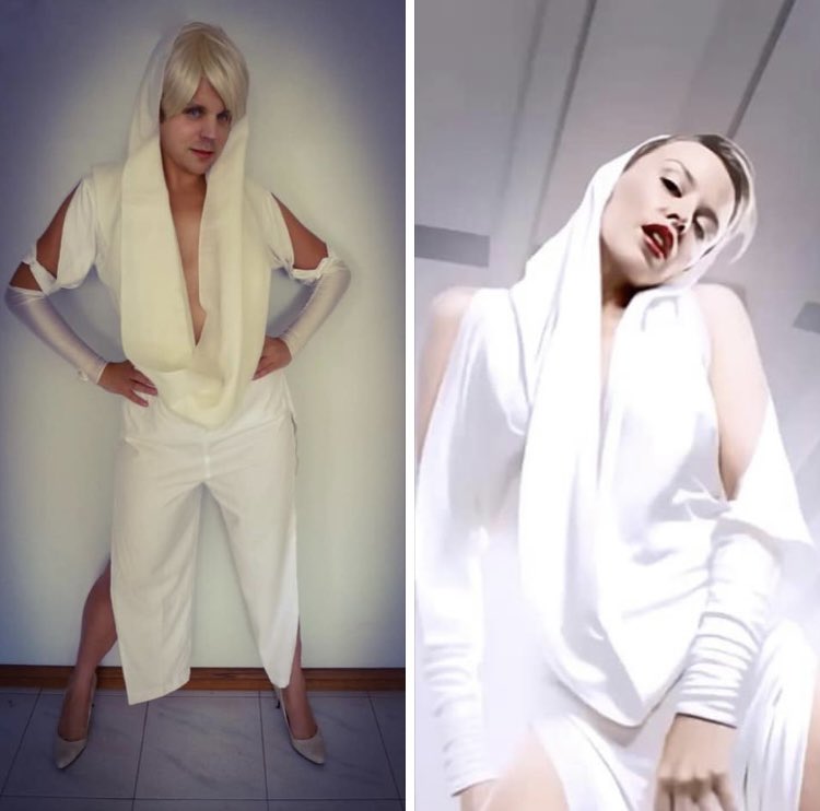 SayK_Group's tweet photo. Hey @kylieminogue In our Kylie fan group over on Facebook @SayK_Group we are running a #StepBackInTimeChallenge where members re-create your amazing looks over the years π here are just some of the entries weβve had so farβ¦.
what do you think? https://t.co/HdSunp0j3p