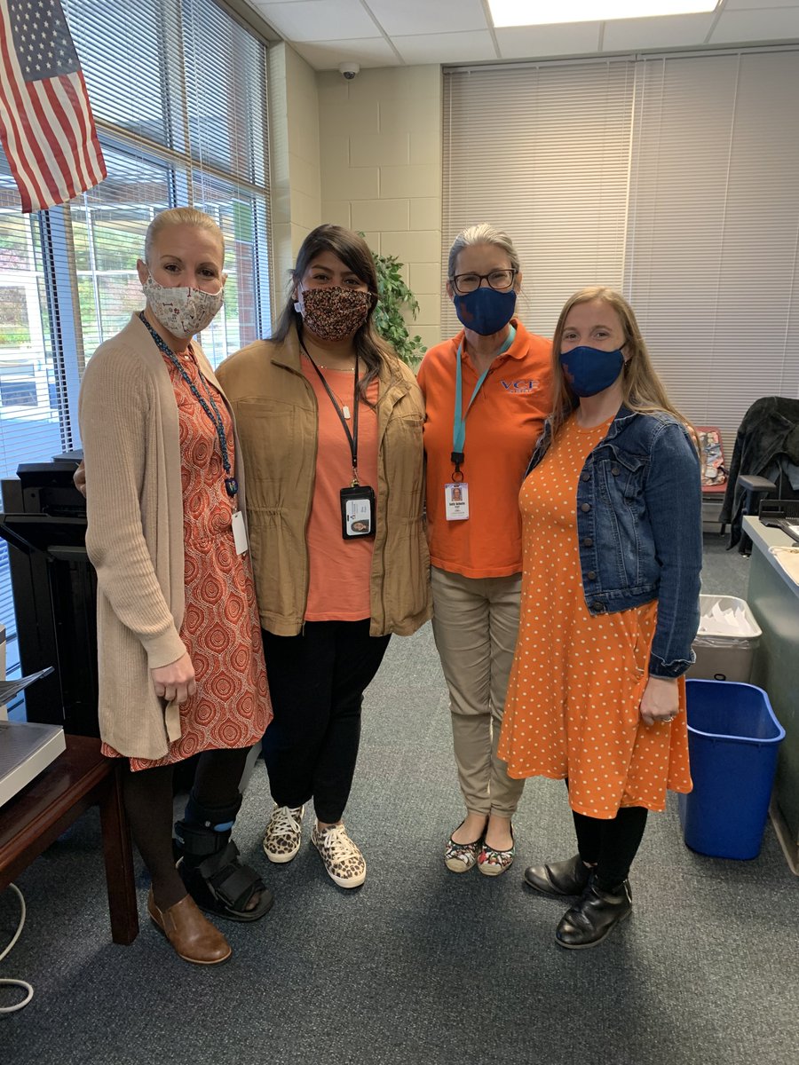 schcounselorday's tweet image. The Student Service Team @VirginiaCrossEl is ready to stand against bullying to keep all of our students safe and ready to learn! #CCSUnity