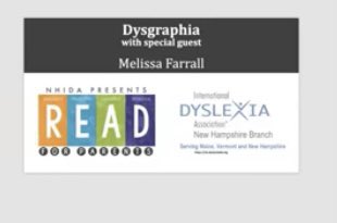 1in5awareness's tweet photo. Check out this recent presentation on #Dysgraphia w/ Melissa Farrall and NH IDA. https://t.co/xLVe0ghA1m #education #spedchat #writing #LD #mapoli #bospoli #MAedu #writtenexpression #suptchat #IEP #sped #parenting https://t.co/aZTU8aDyEf