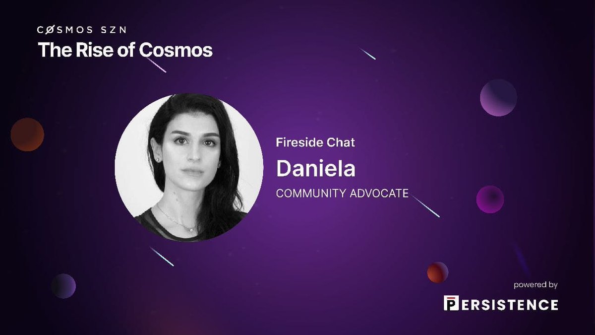 PersistenceOne's tweet photo. 1/ Introducing our Fireside Chat speakers for Cøsmos SZN - The Rise of Cosmos. 🔥
🌐Register for our event on Oct 22nd: https://t.co/ubEl36t0YC
😼 We welcome @catdotfish, community advocate for the @Cosmos ecosystem, as an attendee for our fireside chat.
Continued 👇 https://t.co/7KNd3U9DhT