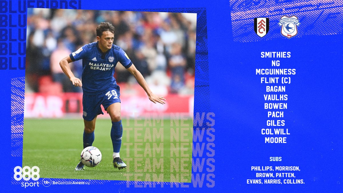 Cardiff City FC on X: 🔢 This is how the #Bluebirds line-up for