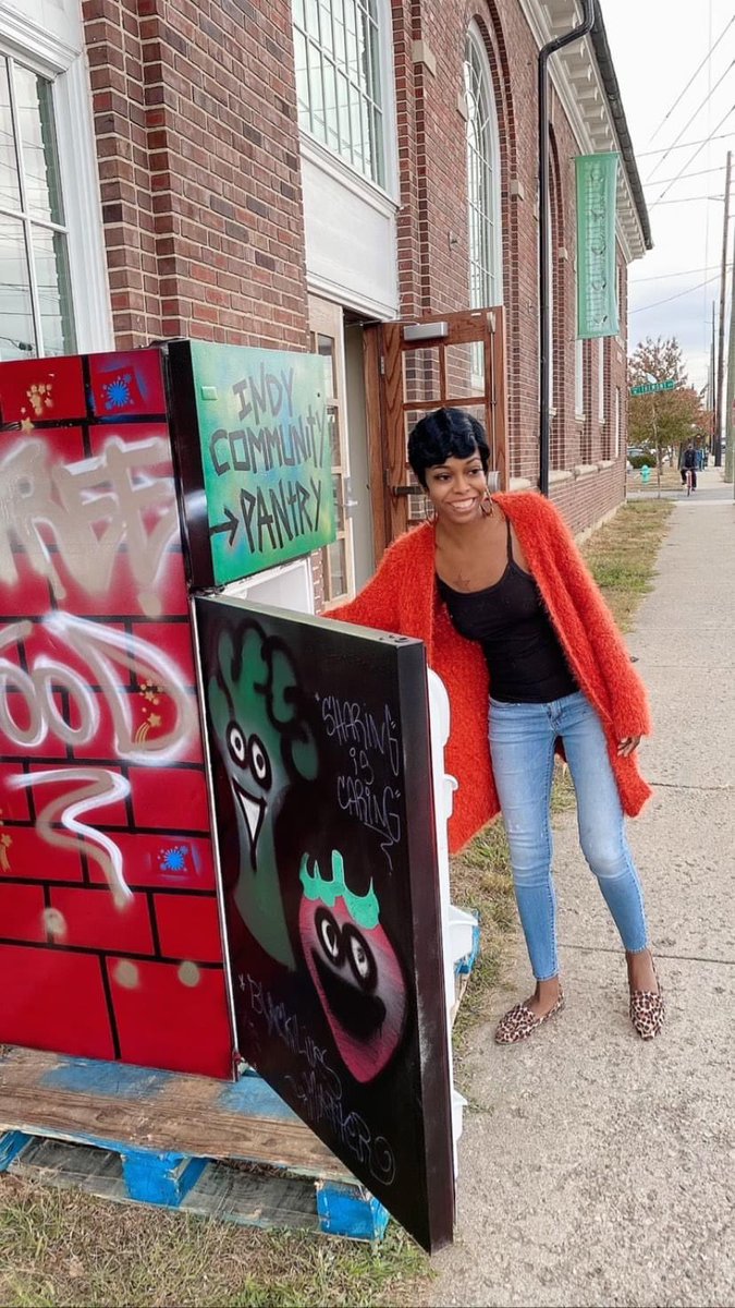coldkiller__'s tweet photo. A year ago today , I put out my first Community Fridge #communityfridge #indy #indycommunitypantry https://t.co/Xf8E1TKY2b
