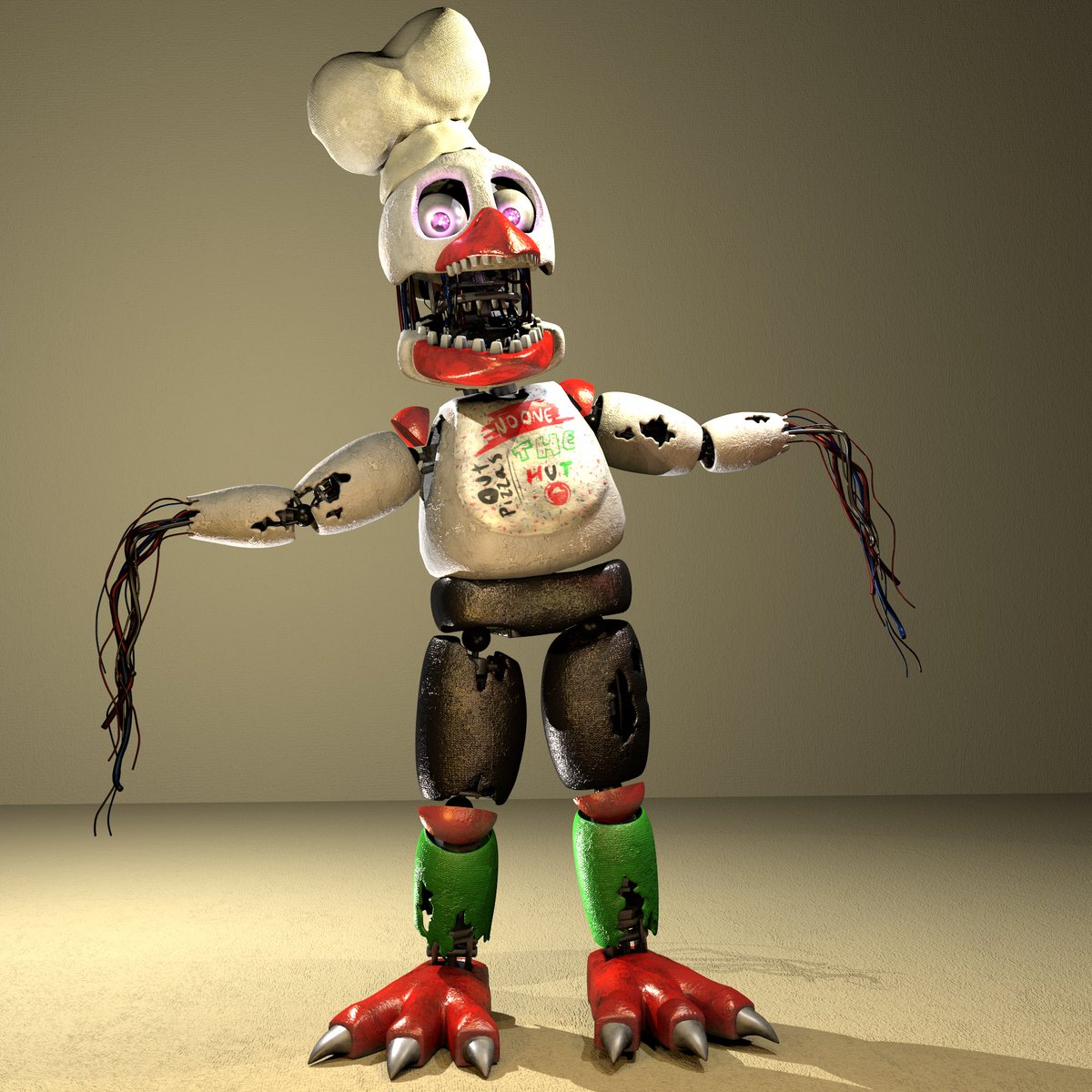 RoosterTime's tweet image. If Pizza Hut sponsored fnaf 🍕