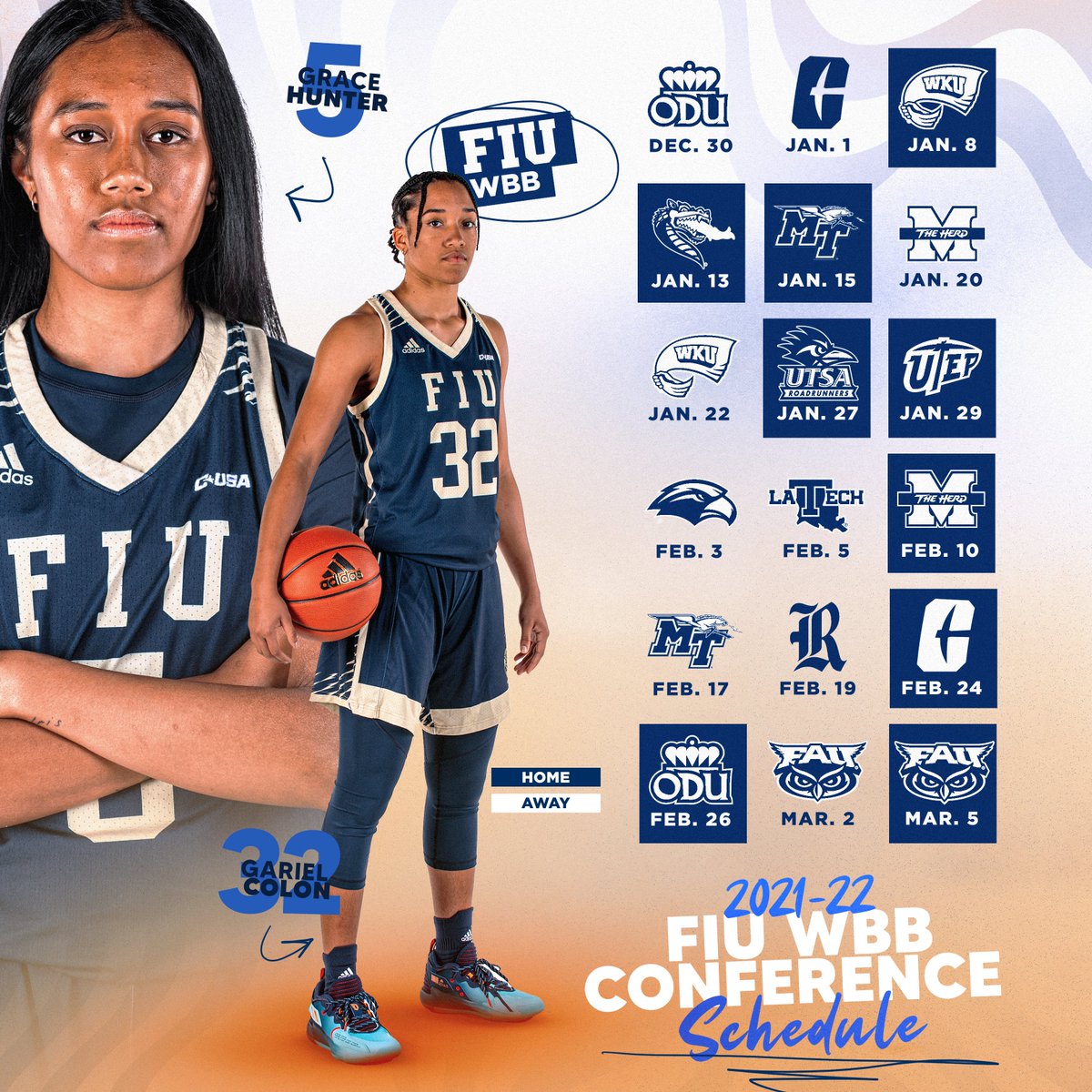 It's finally here 🎉 Our 2021 schedule is out 👀

We ready for some basketball 😤

🗞 Full release: bit.ly/3vtCIqL

#PawsUp 🐾 | #PantherPride