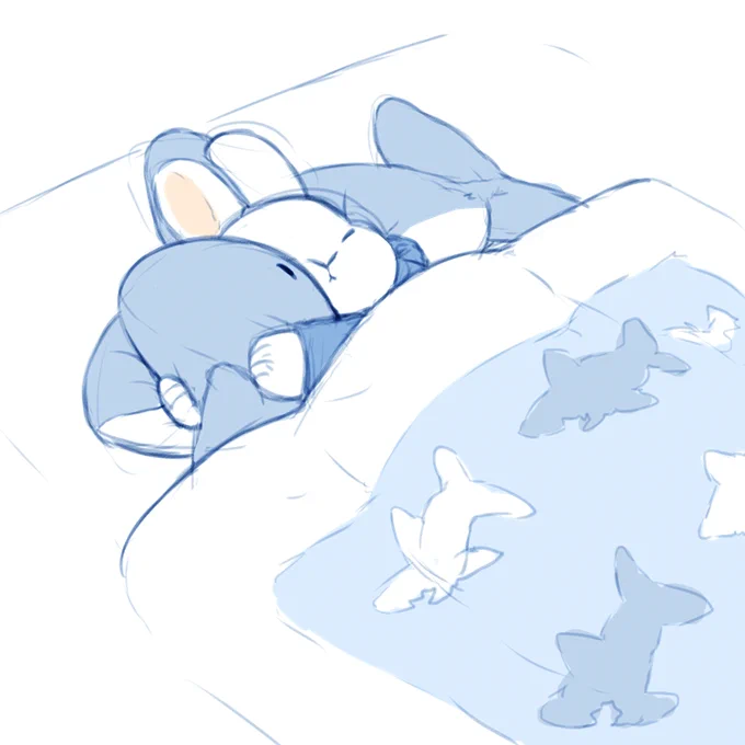 お布団でおやすみ 
