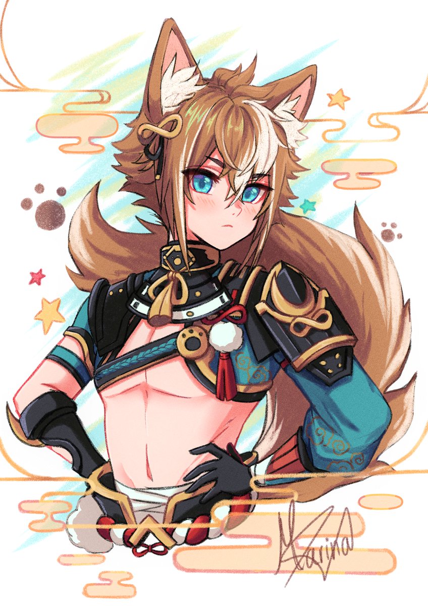 Mewgicalgurlart's tweet photo. Gorou🐾
#genshinimpact #gorou https://t.co/O19naJMW2M