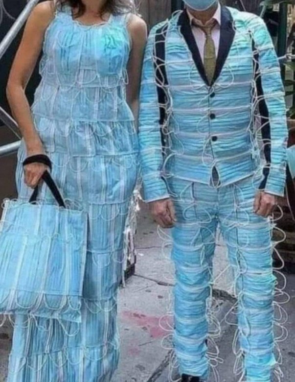 covid_parent's tweet image. My wife and I went out of the house together last night.
Risky, I know. But we wore our COVID best to mitigate the threat.
馃憞馃徎