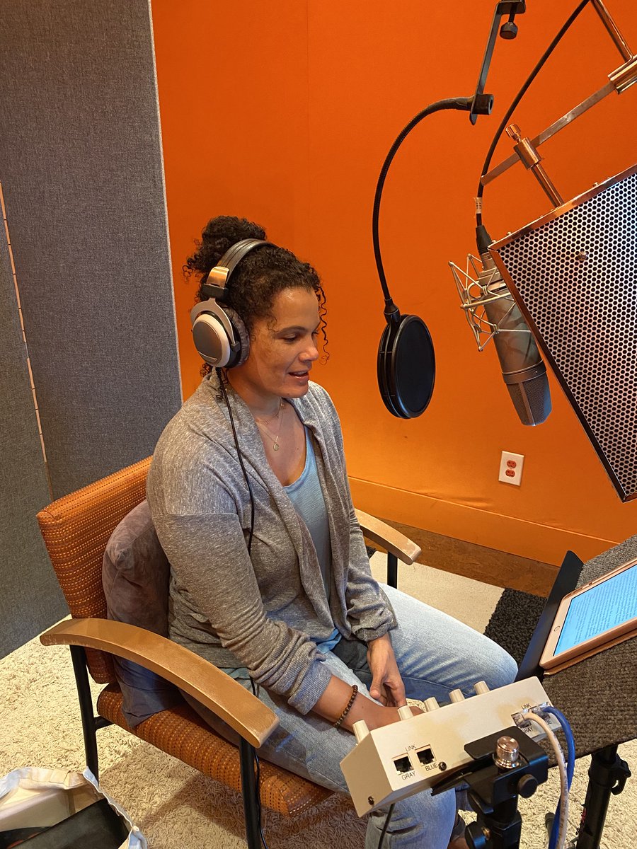 recordedbooks's tweet photo. Photo of award-winning voice artist and narrator January LaVoy recording WINDERS by Ryan O'Nan … 6 MORE DAYS UNTIL THE AUDIOBOOK RELEASE!

@IamRyanONan @justjanuary #winders #januarylavoy #ryanonan #recordedbooks  #danielsharman https://t.co/cEmmDNs55A