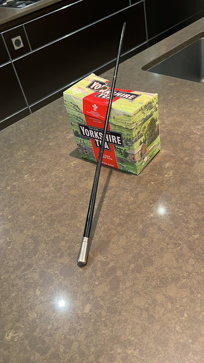 gregsecker's tweet photo. @YorkshireTea @TheChrisWray We need wands - I’m going to summon my 1812 magic wand onto said bags and see if we can bring them home #ifitscominghomeitmayaswellbeusefulliketea #savethetea #slaythedragon https://t.co/BxO2yxXXpZ