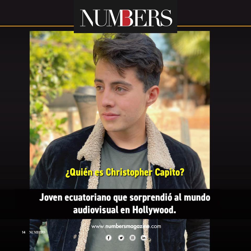 #Edición40 📕 | Christopher llegó a Los Ángeles a sus 17 años, ahora forma parte de la industria de Hollywood, desde su ingreso en el mundo audiovisual ha participado en 19 producciones. 

numbersmagazine.com

#Ecuador #Hollywood #Netflix