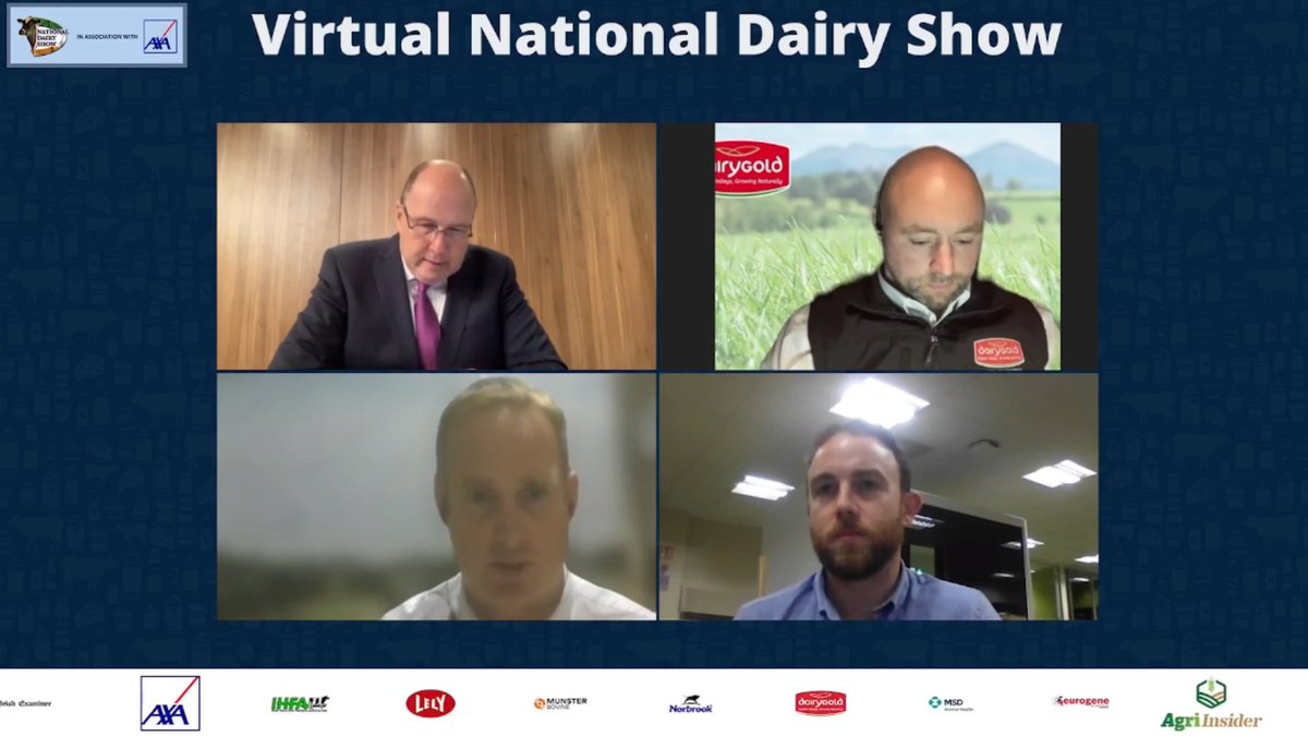 The first panel discussion has begun! 

Innovation driving a dairy positive future

This panel features <a href="/james_greevy/">James Greevy</a> of <a href="/Herdwatch/">Herdwatch ® | Simplifying Livestock</a>, <a href="/BrianORiordan74/">Brian O Riordan</a> of @CenterLely and Liam Stack of <a href="/DairygoldCo_Op/">Dairygold Co-Op</a> 

Register FREE or log in here: bit.ly/3vrt4Vz

#NDS2021