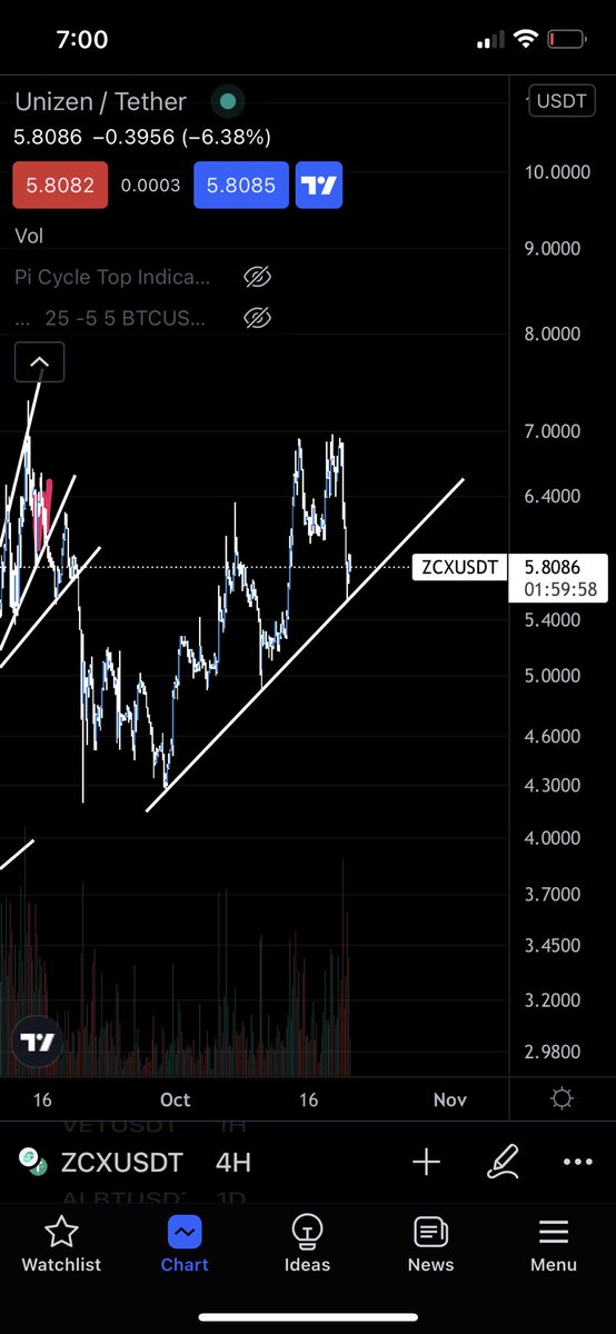 $ZCX just bounced off this Trendline 👁