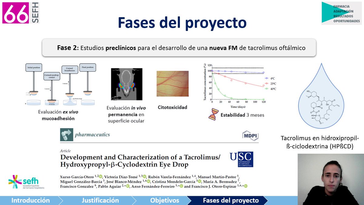 FarmaCHUS's tweet photo. 📢📢 Mañana a las 🕑 9:15 podremos ver el Proyecto I+i presentado por @cris_mondelo:
👉 "Posicionar la investigación como un pilar de la Farmacia Hospitalaria: innovando en la esencia" 🧪🔬🚀👏👏👏
📍#SALA2 @66CongresoSEFH #somosCHUS🧩 #sefh21 https://t.co/zpHtsSim9k