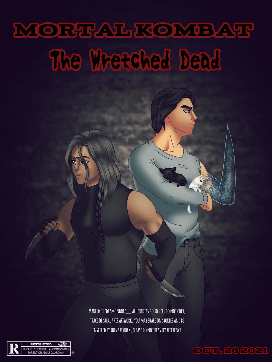 JentasticArt's tweet photo. ❄️BiTomas Week Day 3: AU💨

this is based on a zombie au, I tried to make it look like #TheWalkingDead poster.

(and I forgot to post it here sooner-)
#BiTomasWeek #BiTomas #BiHan #Smoke #SmokeMK #TomasVrbada #MortalKombat11 https://t.co/c5UAAgTMs8
