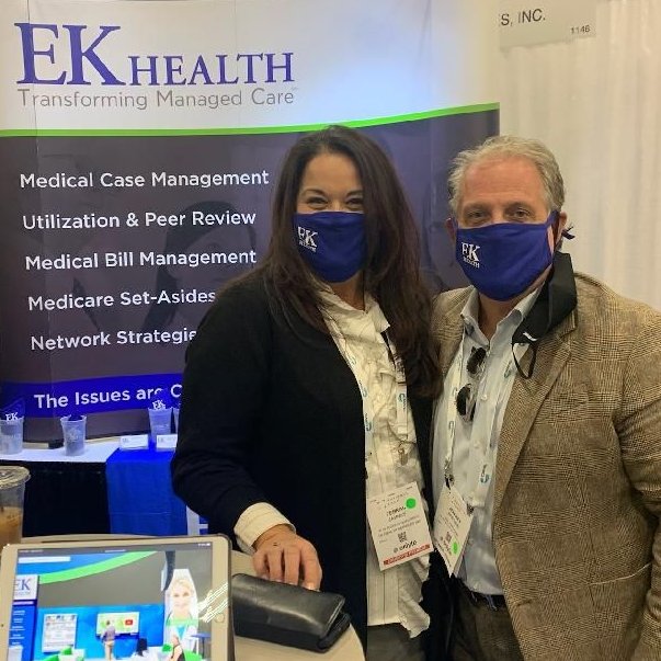 EKHealth's tweet photo. We're honored to have Risk &amp; Insurance 2021 Power Broker of the Year Jeffrey Breskin stop by the EK booth!  🏆

>> Visit the EK team at Booth 1146.
@National_Comp

#EKMask #riskmanagement #NWCDC #NWCDC2021 https://t.co/9SGmE9XHi9