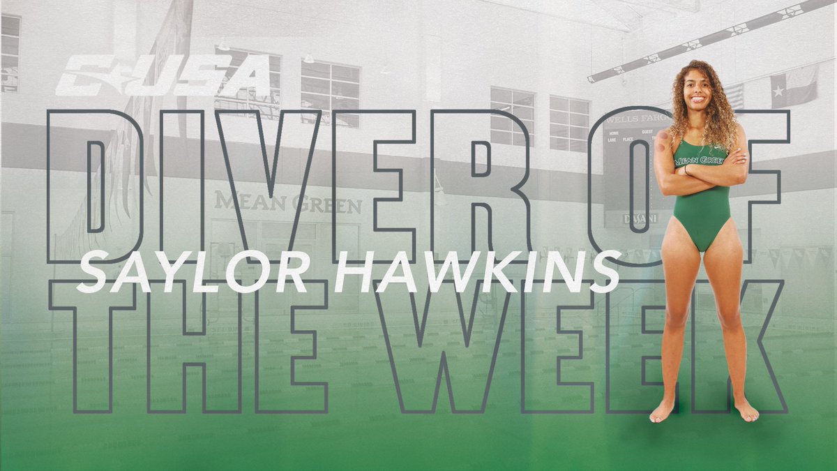 The praise keeps pouring in for Saylor Hawkins! After a phenomenal weekend, she earned the Conference USA Diver of the Week award for the first time in her career. Congrats Saylor!!