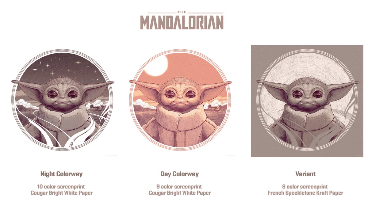 "The Child" (officially licensed screenprint beautifully printed by <a href="/TheHalfandHalf/">The Half and Half</a> ) is finally available in my store!  While the stock lasts, I am adding a small randomly selected test print (23x23cm) of one of the unused color versions to each order: 
bartoszkosowski.bigcartel.com