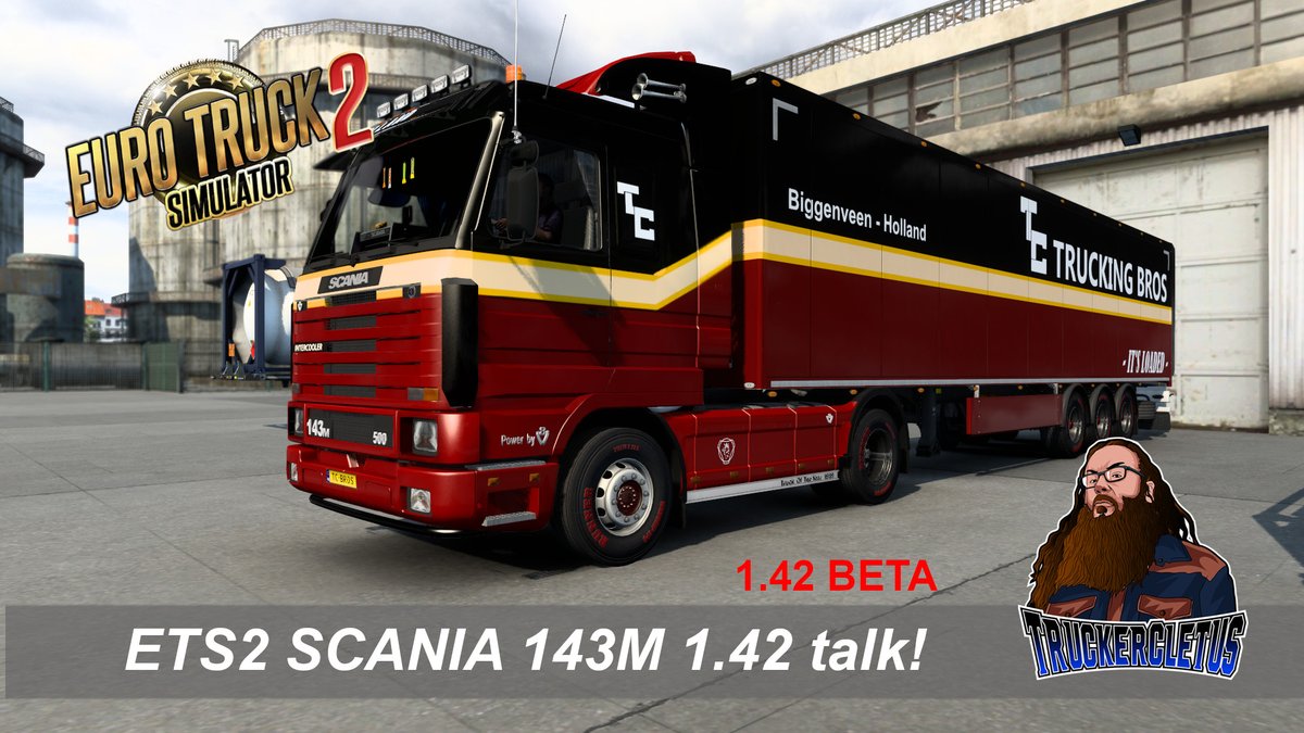 cletus_to's tweet photo. Bonusvideo!
#ETS2 1.42 talk + nice realistic trip trough Poland. Enjoy!
#EuroTruckSimulator2 #VirtualTrucker #SimTrucker @SCSsoftware 
https://t.co/8EupOSlknf https://t.co/cGBncfF7nA