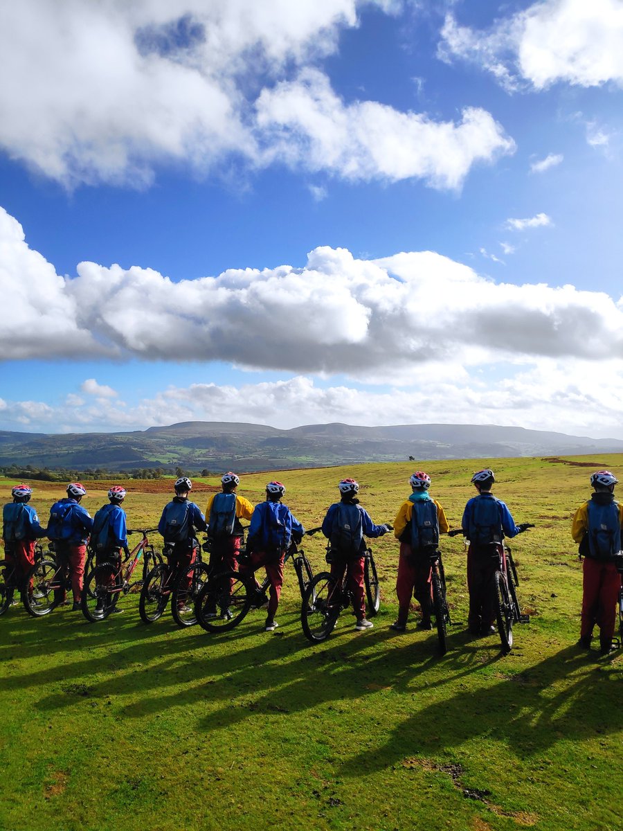 MaesyLade's tweet photo. It rained a lot, then the sun came out 😀, great to be out Mountain Biking with @TCHSWoodford students today! #maesylade #youngpeople #southwales #outdoor #outdoored https://t.co/P0nnhs17Nr