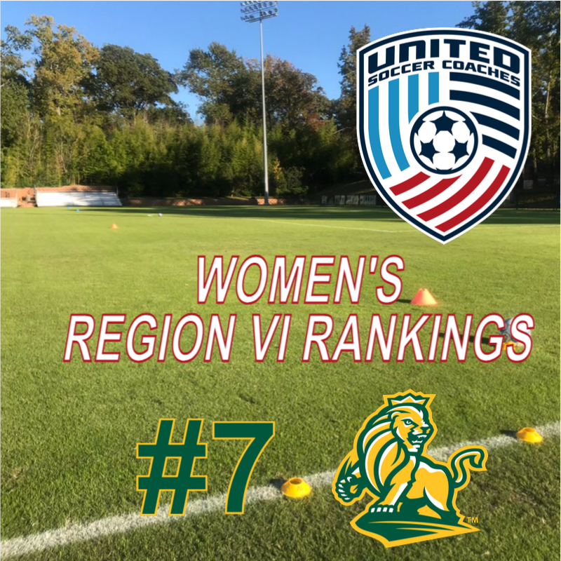 Coming in at #7 is Methodist Women's Soccer team in the latest United Soccer Coaches Region VI Rankings, for the third straight week! #MethodistU_wsoccer #MUMonarchs #MUwomen #WeAreMU #MonarchProud #d3soccer #regionallyranked