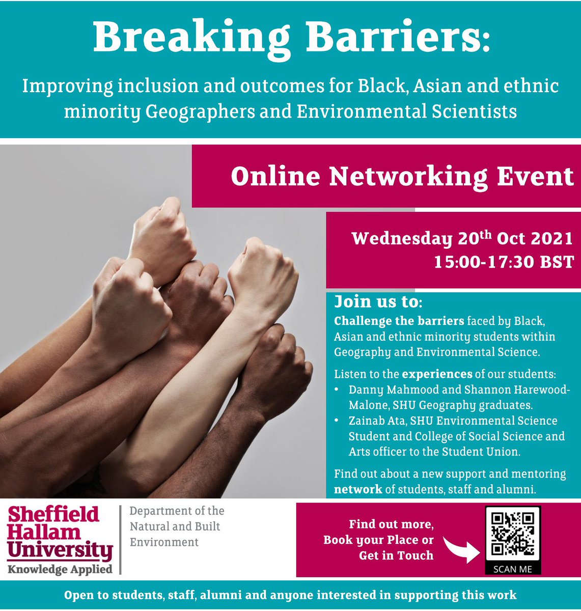 Really appreciated being invited to share my experience as an ethnic minority student at <a href="/sheffhallamuni/">Sheffield Hallam University</a> by <a href="/SHU_DNBE/">SHU - DNBE</a>. Knowing the department is making efforts to be more diverse + inclusive is great news and very needed! Thanks for having me <a href="/DrNatashaDowey/">Dr Natasha Dowey</a> <a href="/lukedes/">Lukedes</a>