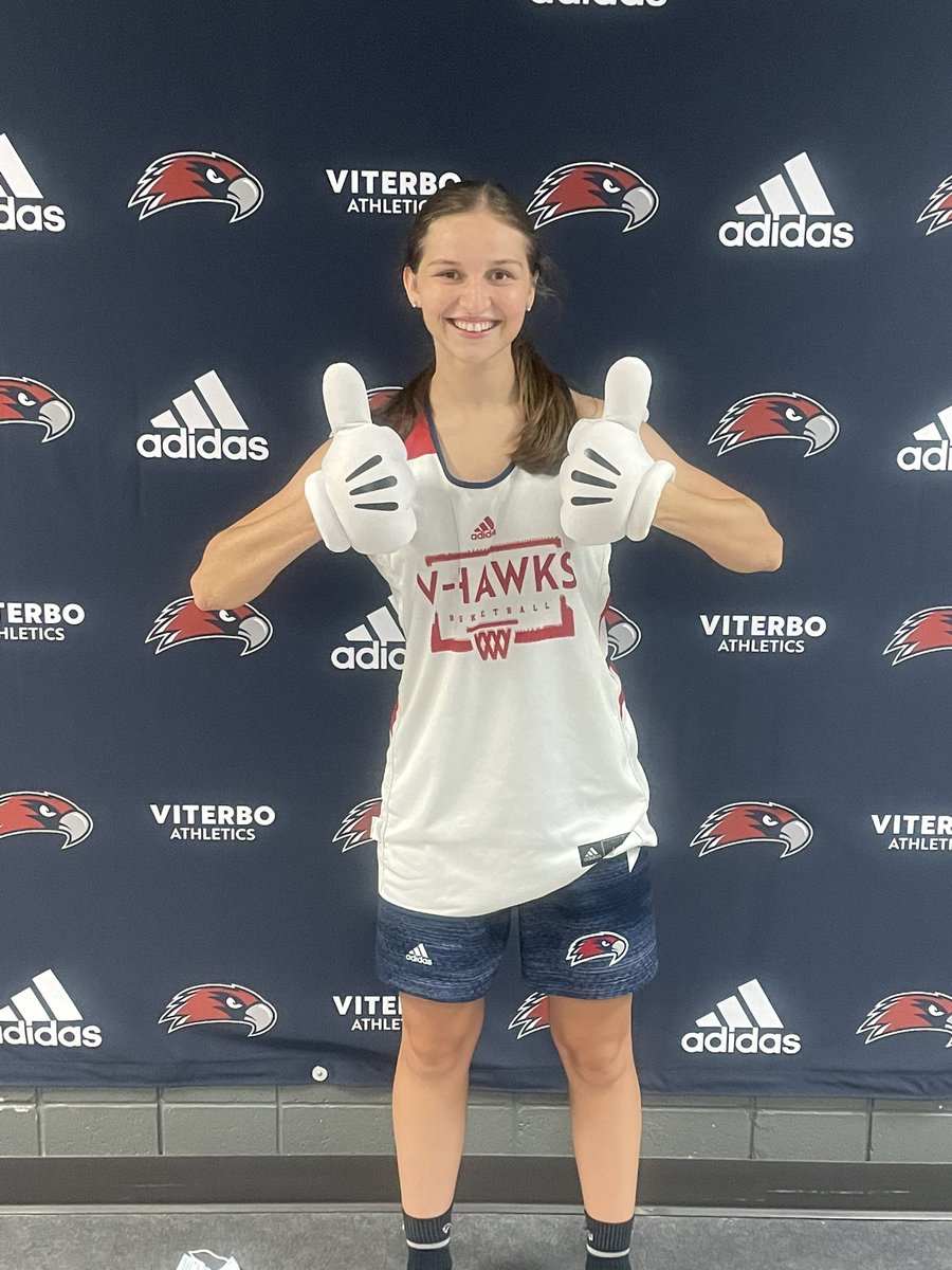 ViterboWBB's tweet photo. Congrats to @Brooklynn1326 for winning our Mickie Mouse Rebounding hands this week! This senior leader looks to grab boards for us all season long! Keep working hard Brook!! #GoVHawks #TakingFlight #Beastontheboards @coach_wbb https://t.co/oClF0x8dG5