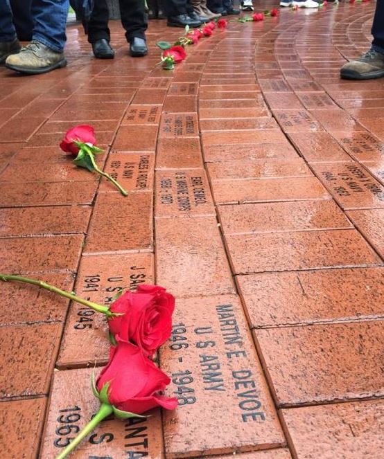 The Circle of Remembrance on Waltham Common is dedicated to all veterans and contains walkways made of commemorative bricks. If you would like to honor a Veteran of any war or peacetime, please see this attached 2021 application: bit.ly/3vP41KG